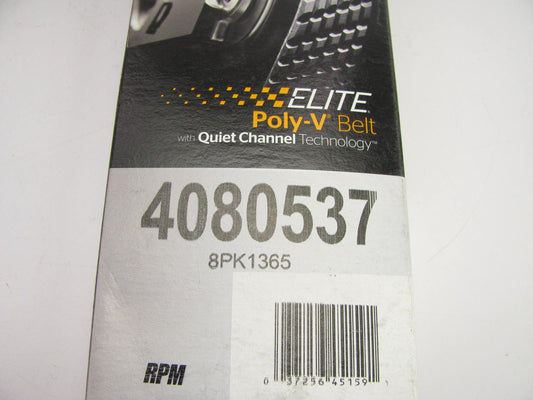 Continental 4080537 Serpentine Belt - 8 Ribs For 2009-10 Freightliner MT55 10.8L