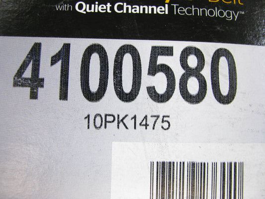 Continental 4100580 Serpentine Belt - 1.367'' X 58.00'' - 10 Ribs