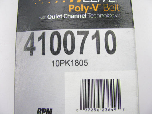 Continental 4100710 Serpentine Belt - 1.367'' X 71.00'' - 10 Ribs