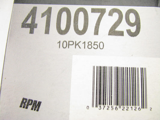 Continental 4100729 Serpentine Belt - 1.367'' X 72.90'' - 10 Ribs