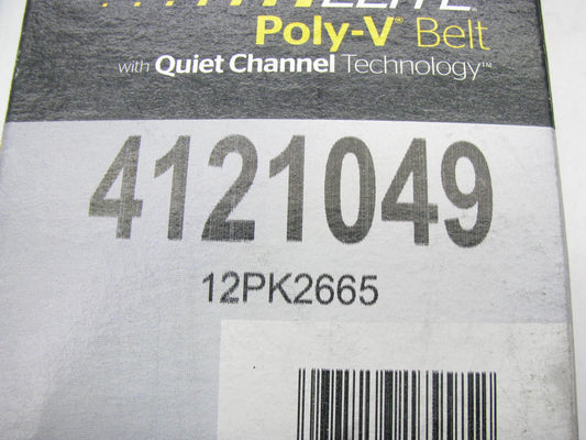 Continental 4121049 Serpentine Belt - 1.647'' X 104.90'' - 12 Ribs