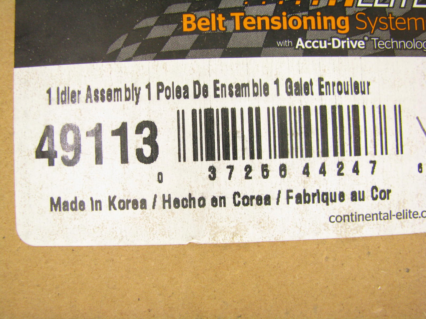 Continental 49113 Accessory Drive Belt Tensioner Pulley