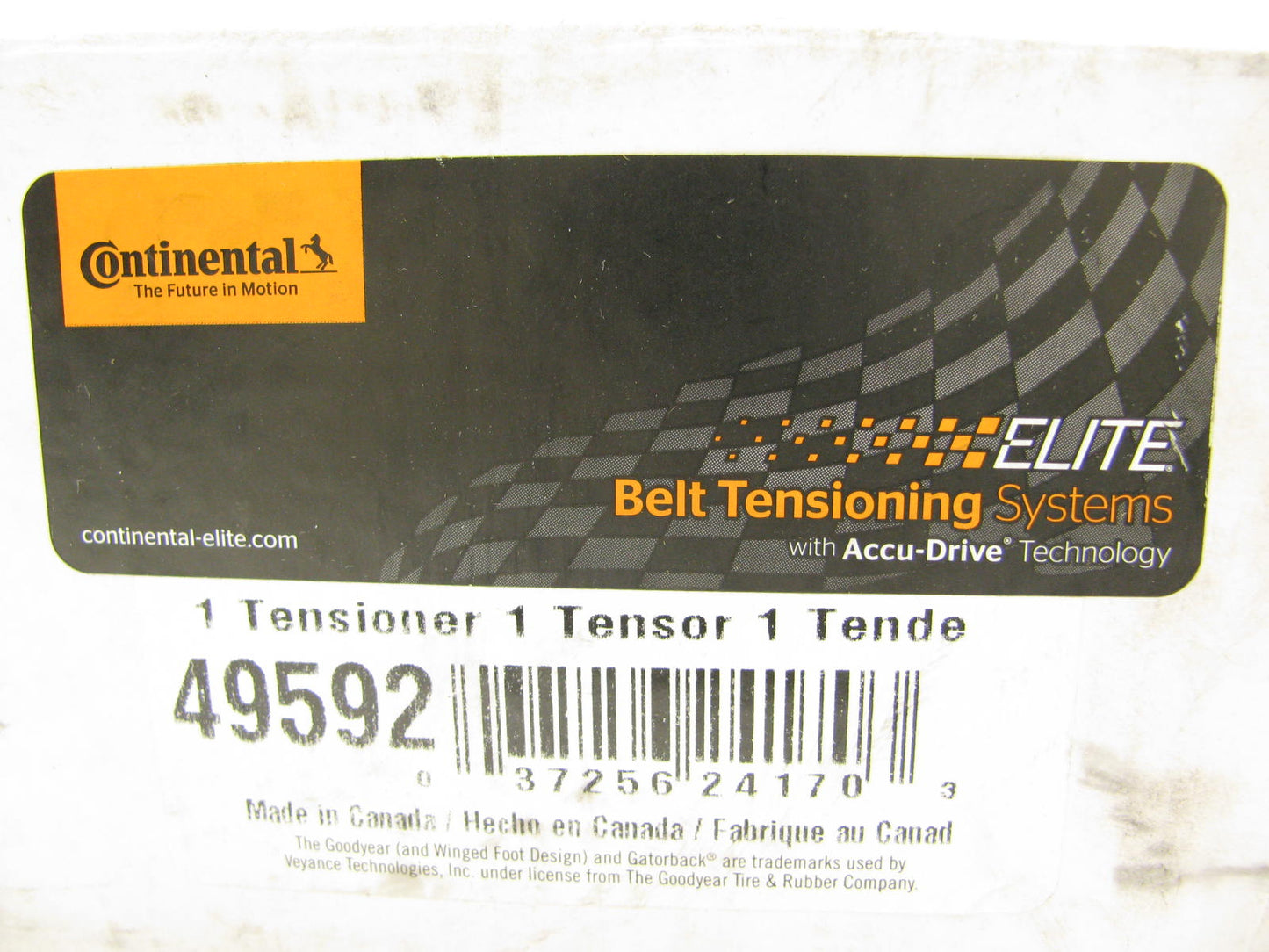Continental 49592 Belt Tensioner Assembly For 2008-2011 CAT, Peterbilt 12.5L