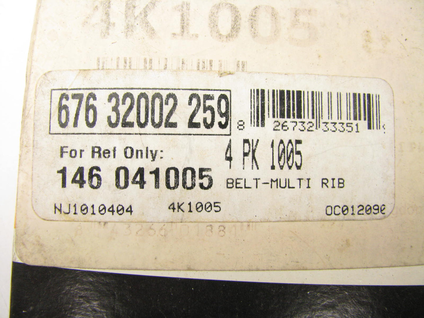 Continental 4PK1005 Serpentine Belt - .56'' X 40.25'' - 4 Ribs