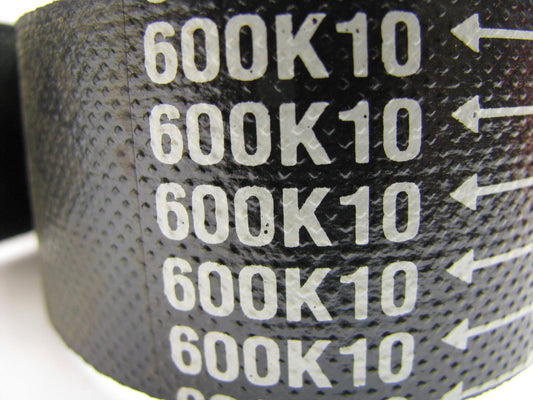 Continental 600K10 Serpentine Belt - 1.367'' X 61.00'' - 10 Ribs