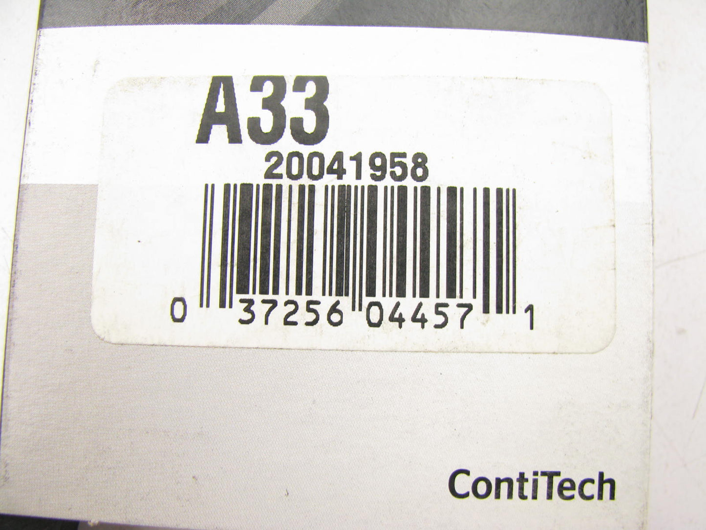 Continental A33 Industrial Accessory Drive Belt - 1/2'' X 35'' - 36 Degree