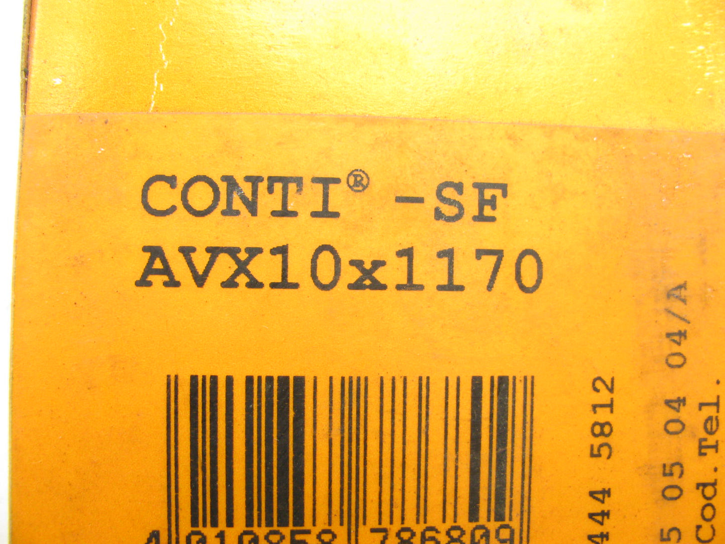 Continental AVX10X1170 Accessory Drive Belt - 10mm X 1170mm - 36 Degree