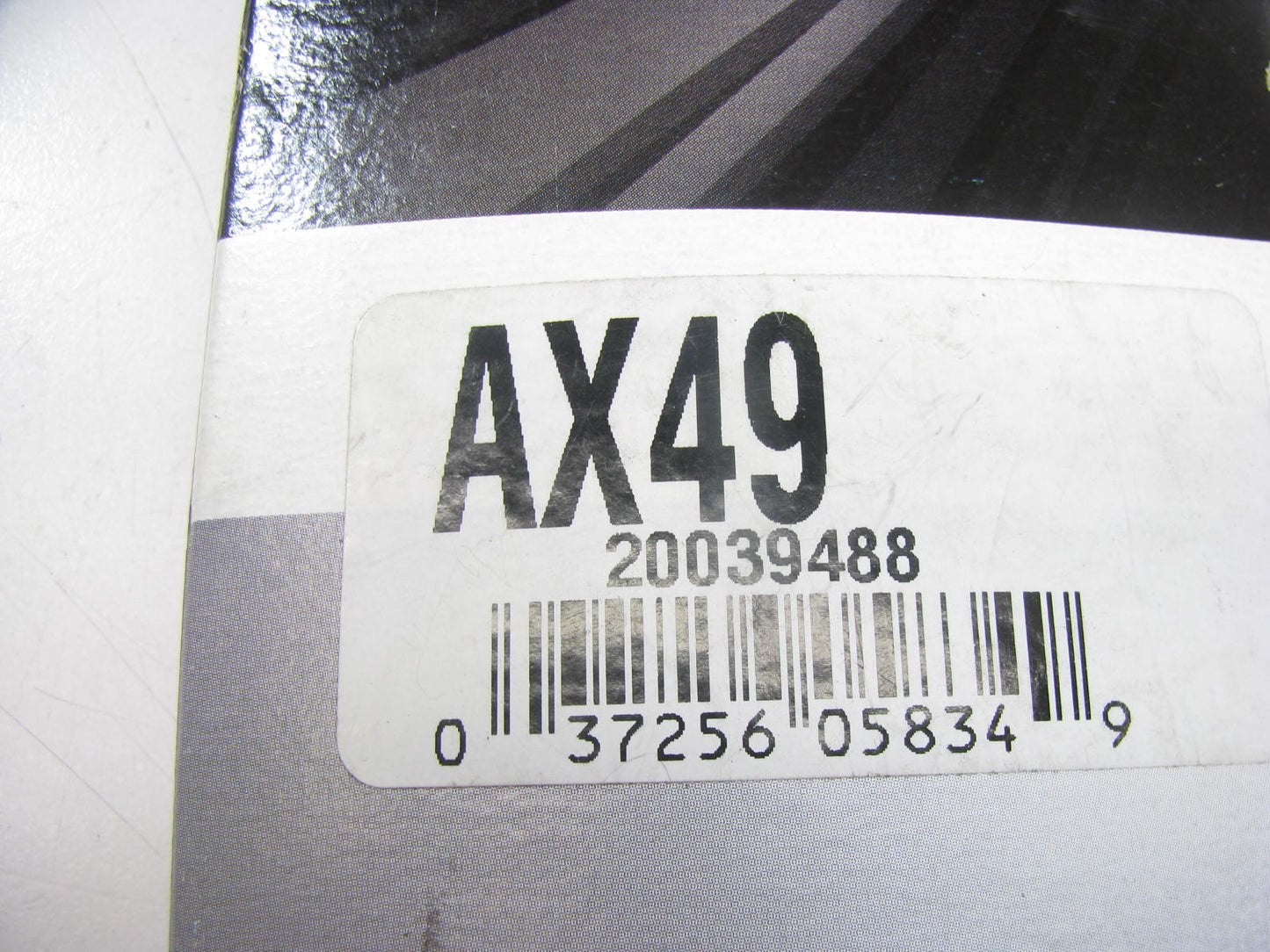 Continental AX49 Industrial Cogged Accessory Drive Belt - 1/2'' X 51''