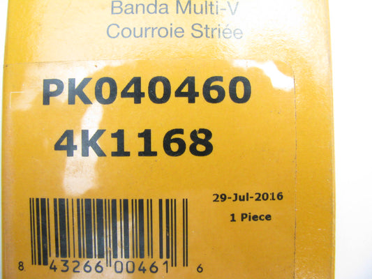 Continental PK040460 Serpentine Belt - 0.56'' X 46.625'' - 4 Ribs