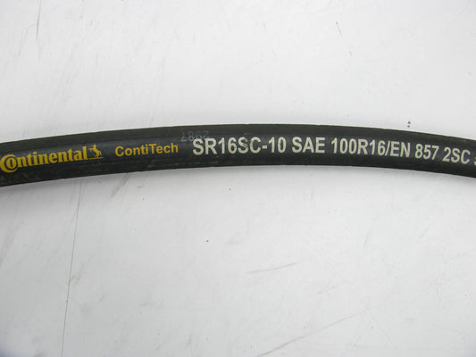 25' Continental SR16SC-10 High Pressure Hydraulic Hose