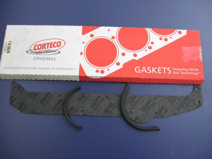 Corteco 16304 Engine Oil Pan Gasket Small Block Chevy SBC V8 262 267 305 350 400