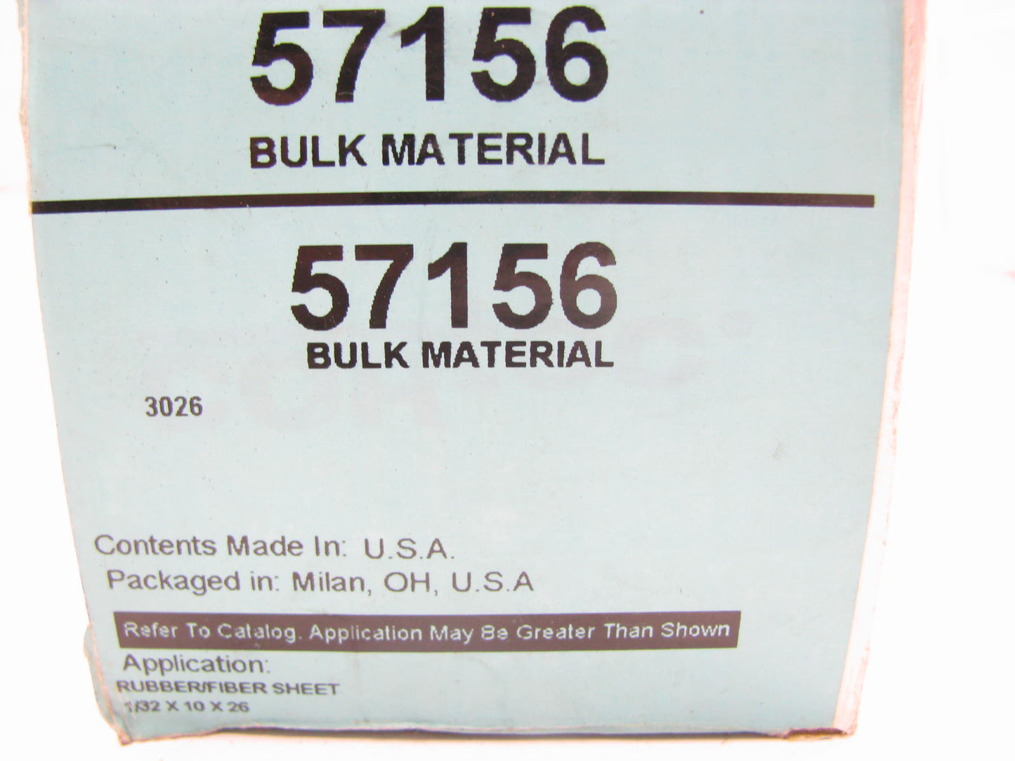 Corteco 57156 Rubber Fiber Gasket Material Sheet - 1/32'' X 10'' X 26''