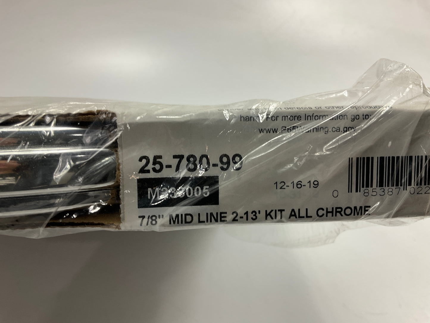 Cowles 25-780-99 7/8'' Chrome Moulding Trim Strip Kit - 13 Feet X 2 Strips