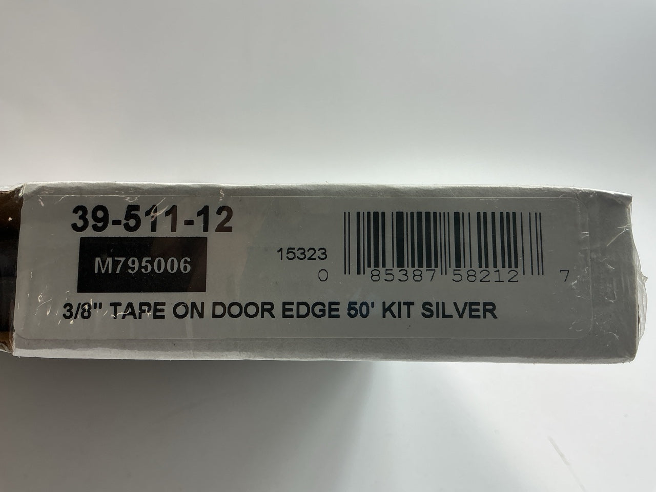 Cowles 39-511-12 Silver Tape On Door Edge Guard Moulding Trim - 3/8'' X 50' Kit