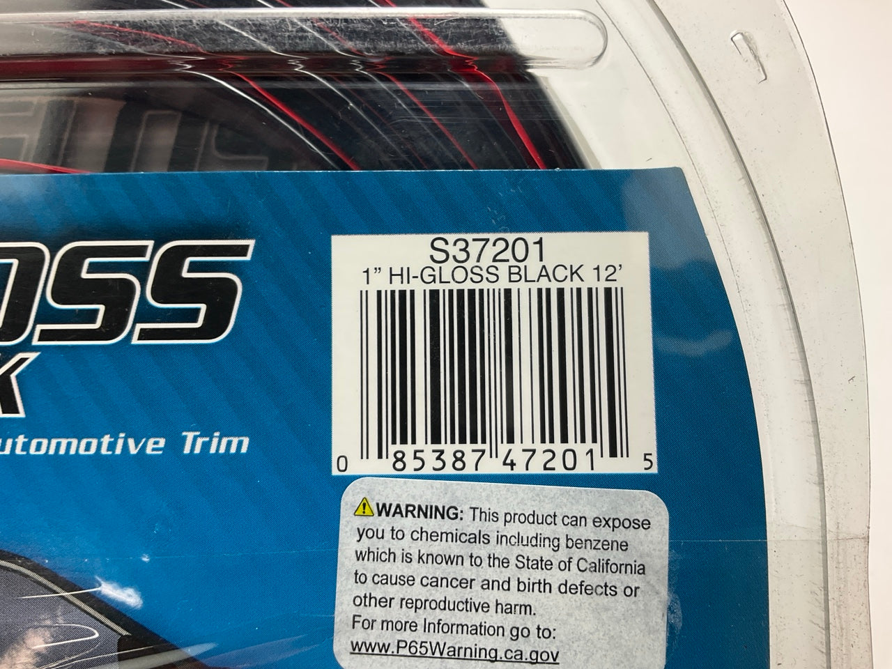 Cowles S37201 Universal Flexible Pro-Black Bumper & Wheel Well Molding 1'' X 12'