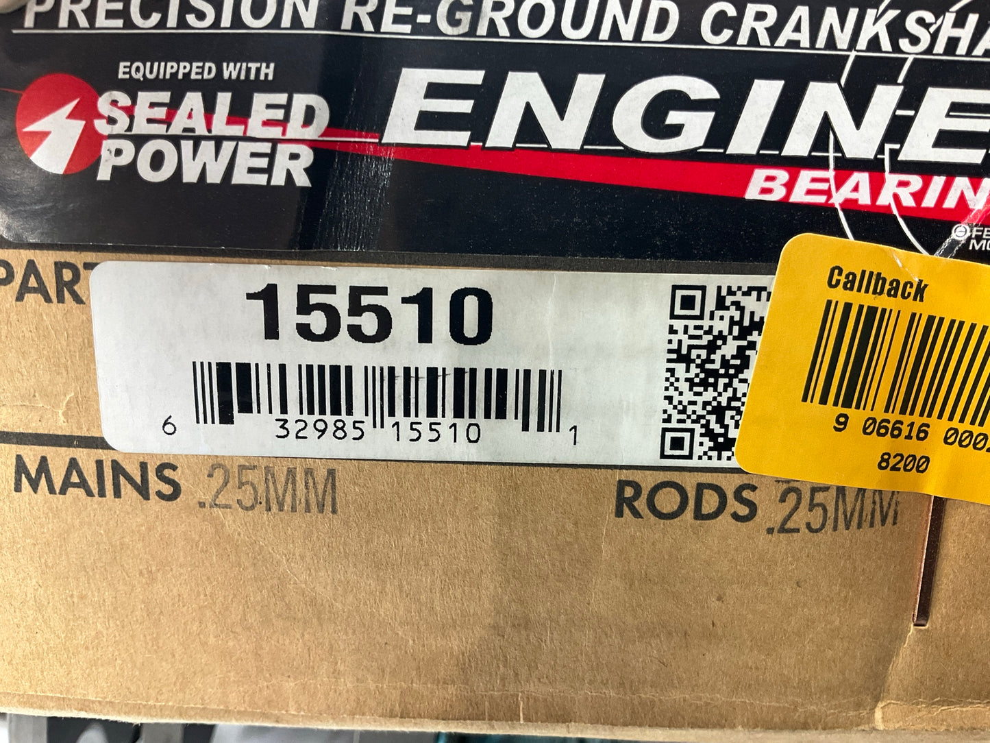 REMAN 15510-25MM-25MM Crankshaft & Bearings, .25mm / .25mm 93-11 Ford 4.6L Romeo