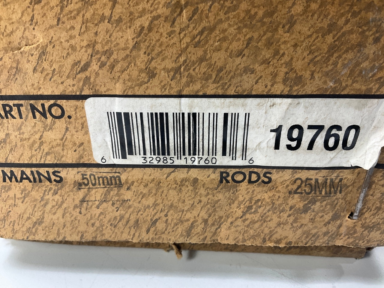 Reman 19760 Crankshaft W/O Bearings, 0.50mm Main & 0.25mm Rod Ford 2.0L DOHC