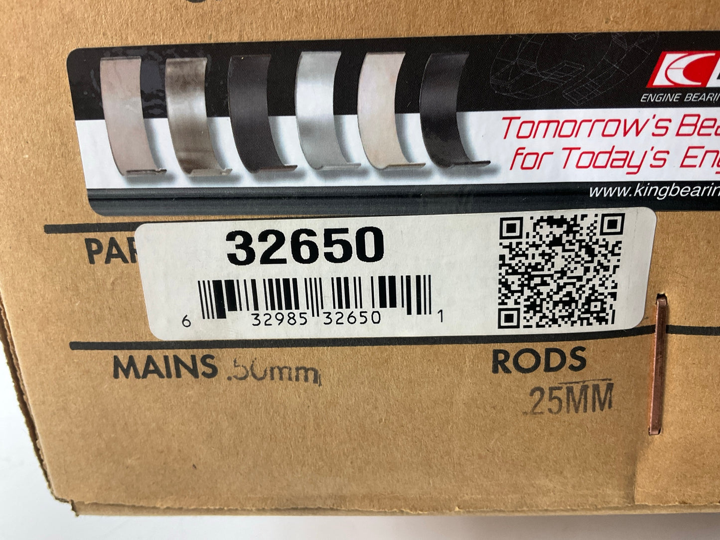 Reman 32650 Crankshaft Kit W/ 0.50mm Main & 0.25mm Rod Bearings - Toyota 1MZ-FE