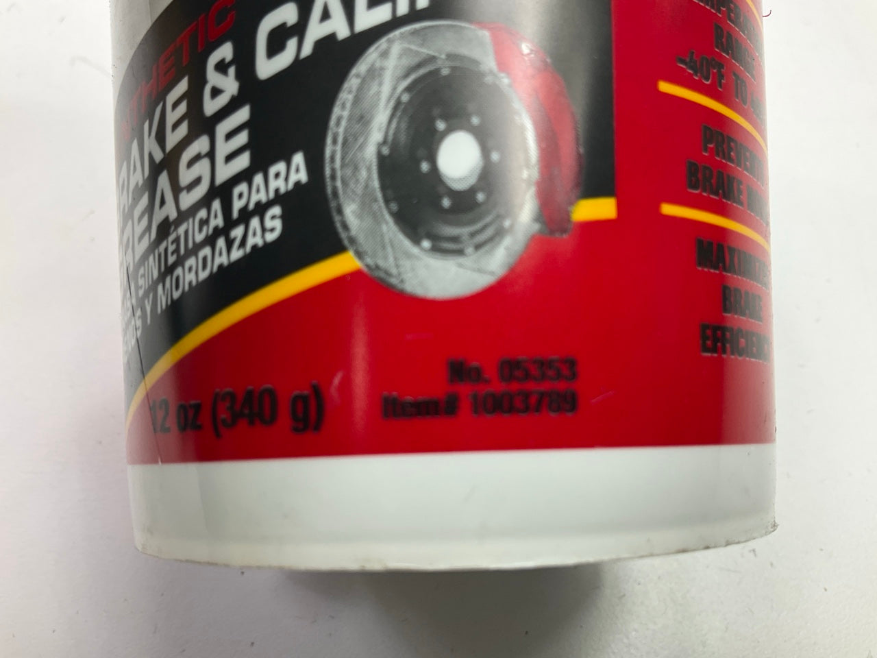 CRC 05353 Synthetic Brake And Caliper Grease 12 Oz Tub With Brush