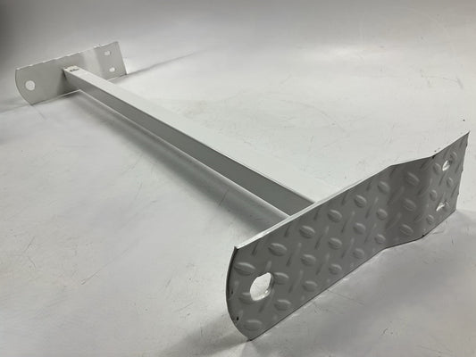 Cross Tread 83013 Steel 600 Gutter Mount Van Rack, 1 Bar, White, 600 Lbs