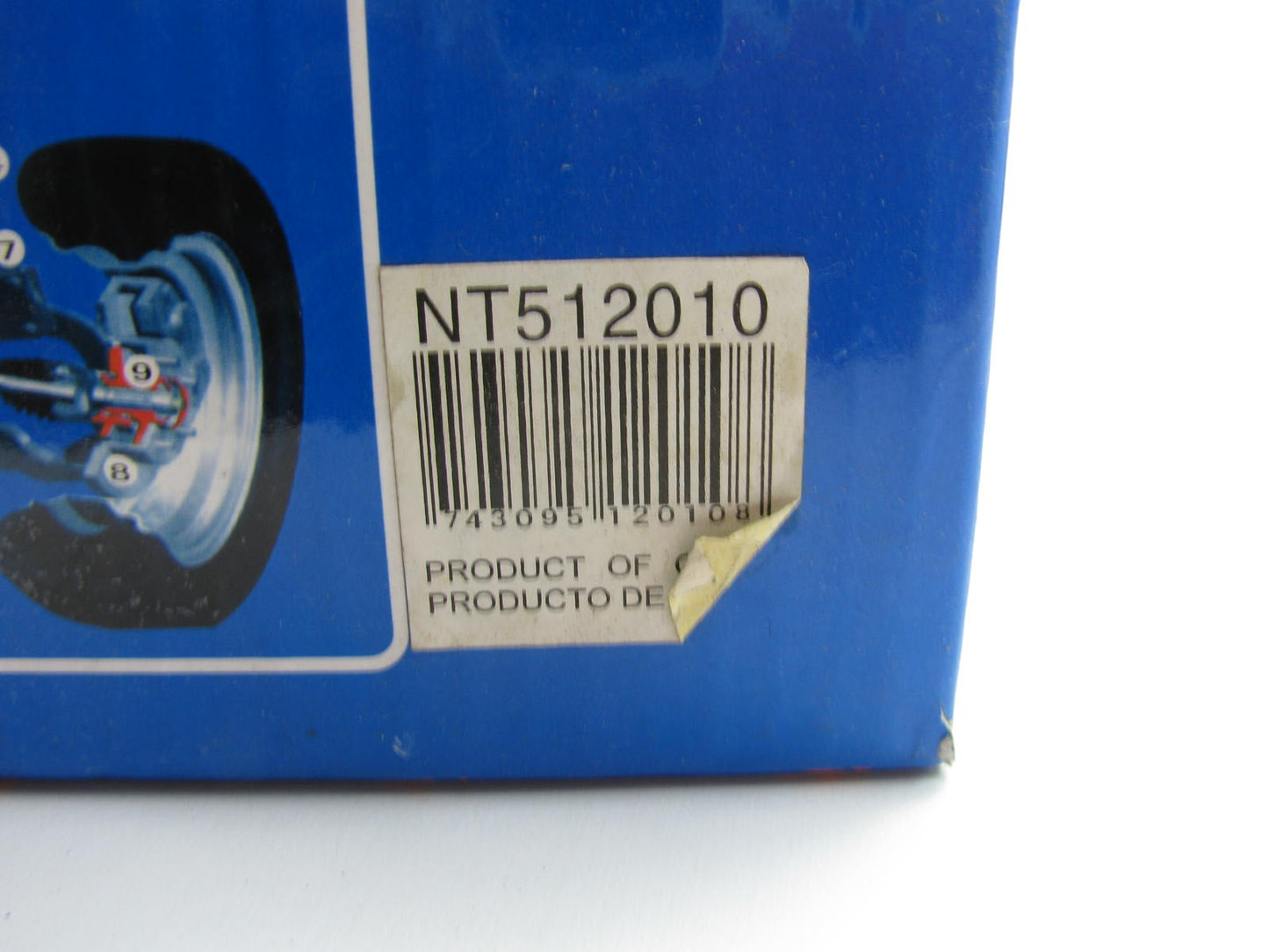 Crs-uuu NT512010 Wheel Bearing And Hub Assembly - Rear W/O ABS