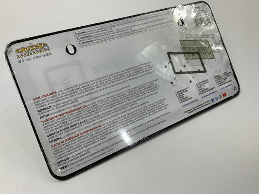 Cruiser 20640 Nouveau License Plate Frame, Black