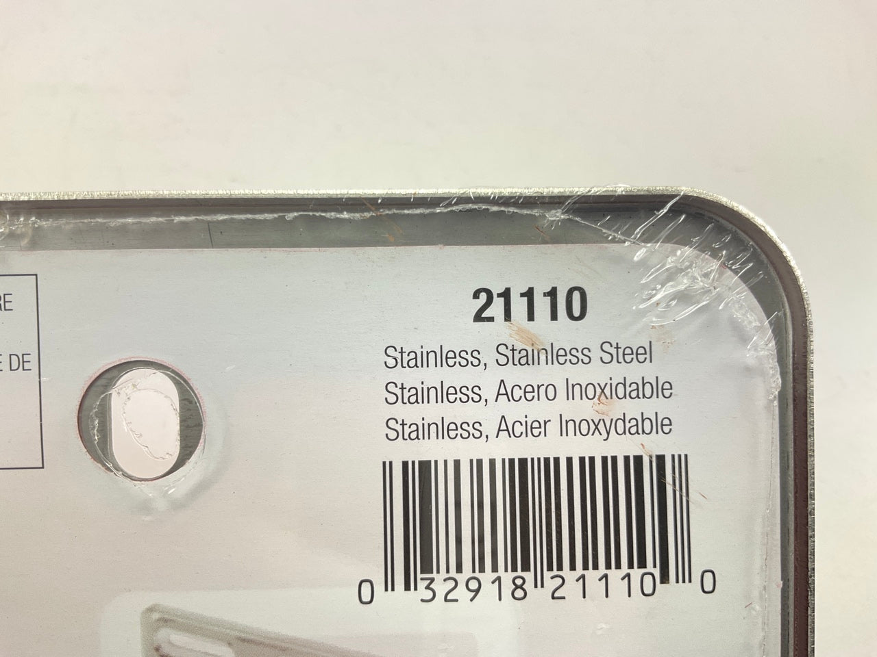 (2) Cruiser 21110 UNIVERSAL WIDE BORDER Stainless License Plate Frame