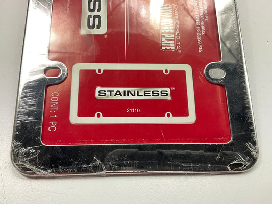 Cruiser 21110 Wide Border Stainless License Plate Frame
