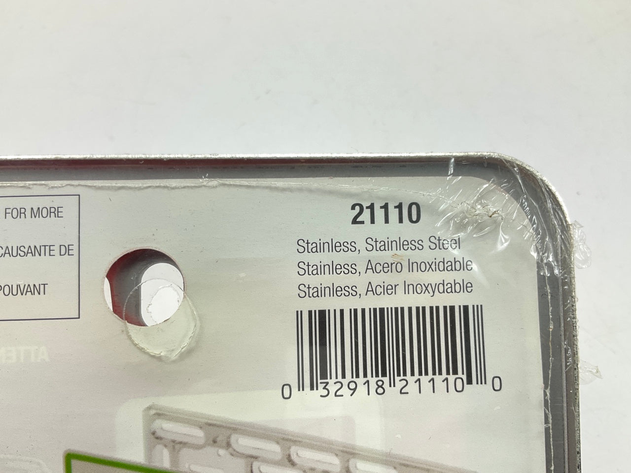 Cruiser 21110 Wide Border Stainless License Plate Frame