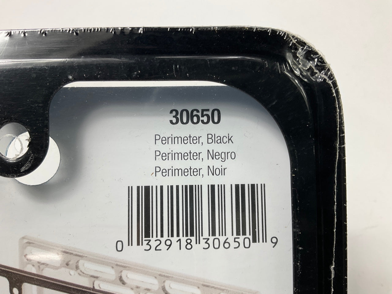 (2) Cruiser 30650 Perimeter License Plate Frames, Black