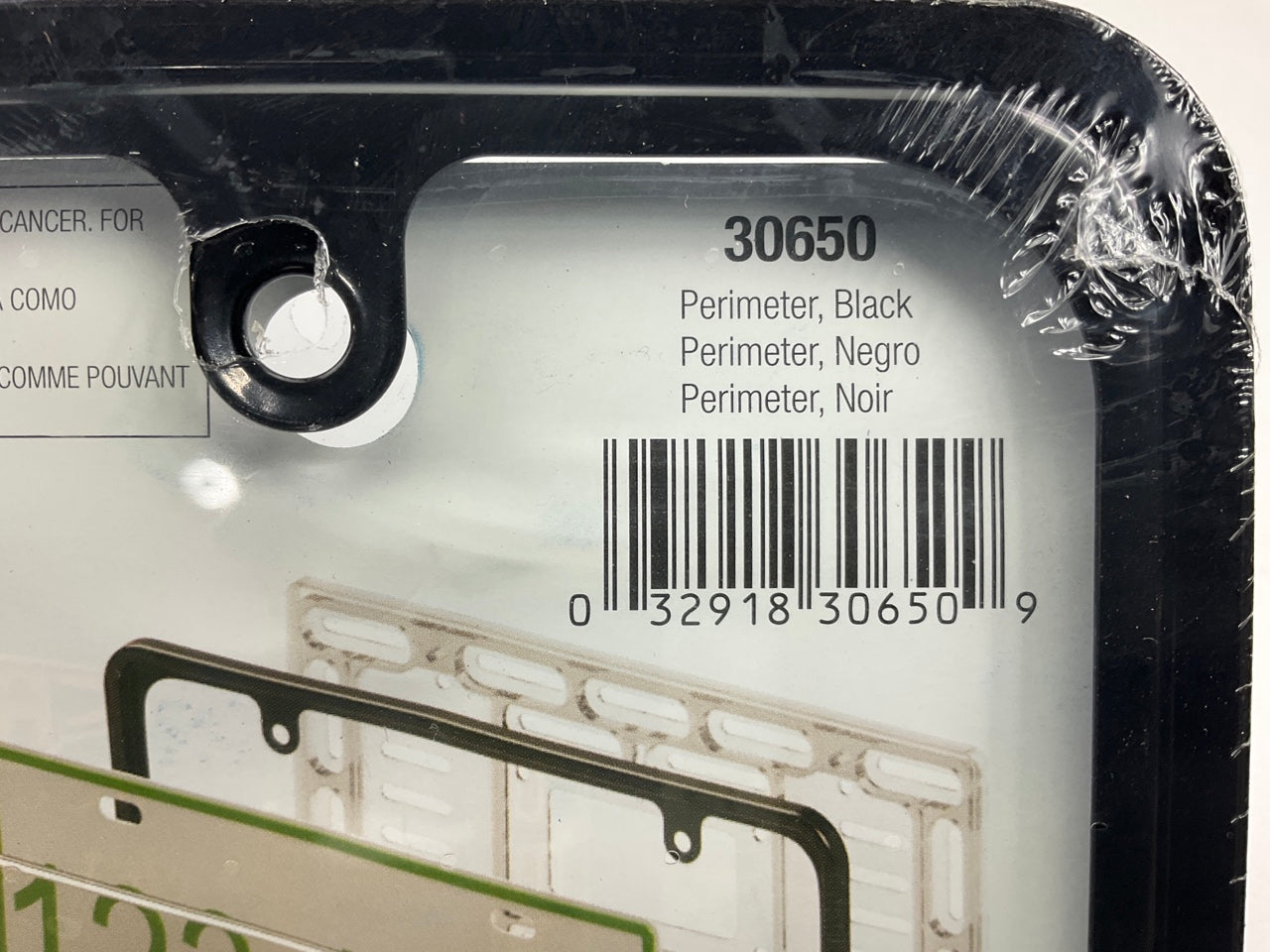 Cruiser 30650 Perimeter License Plate Frame, Black