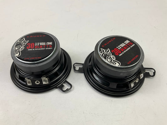 (2) Sonpex Crunch CR-OER35 3.5'' Dual Cone OE Replacement Speakers