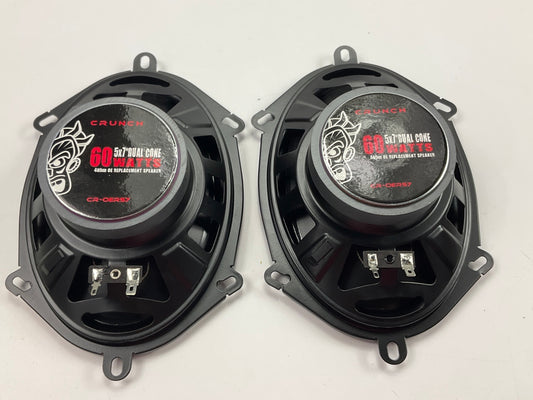 (2) SONDPEX Crunch CR-OER57 5''x7'' 60W OEM Replacement Speakers