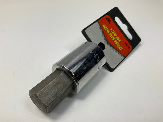 CTA 2056 Metric Hex Drain Plug Socket 17mm, 1/2'' Drive