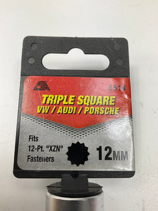 CTA 8514 - 12mm Triple Square 12-Pt ''XZN'' Fasterner Socket For VW, AUDI, PORSCHE