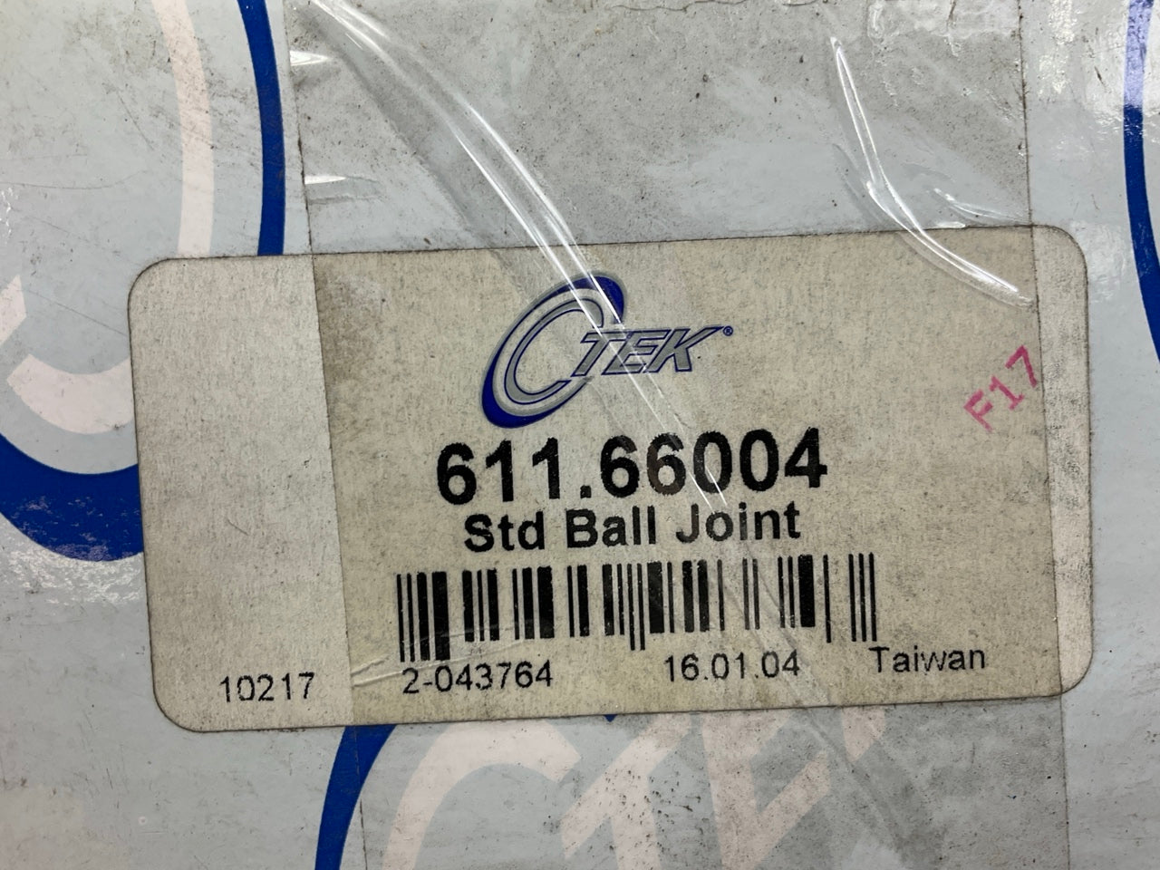 Ctek 611-66004 Front Lower Ball Joint
