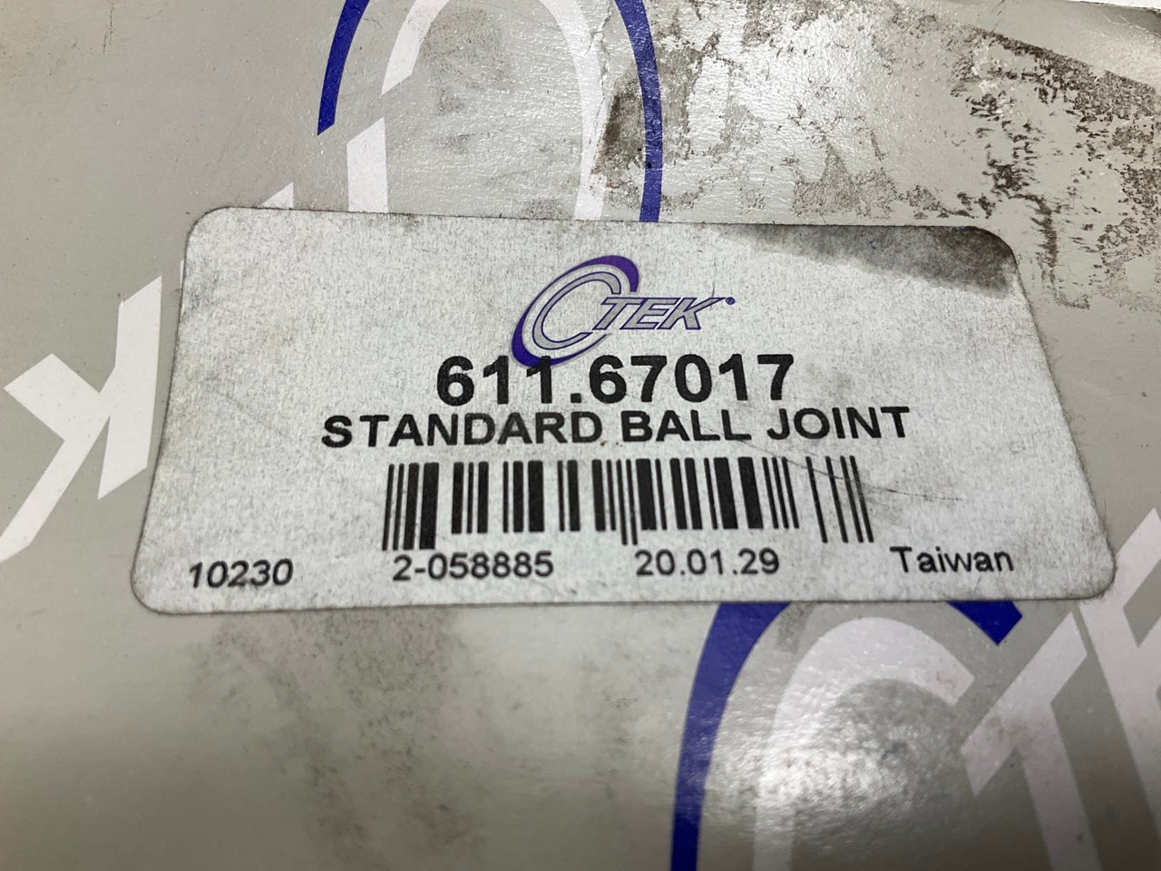 Ctek 611-67017 Suspension Ball Joint - Front Lower