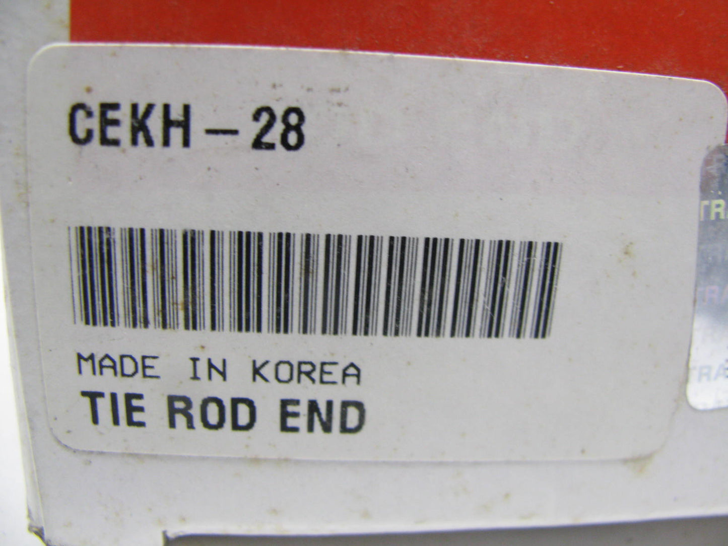 CTR CEKH-28 Steering Tie Rod End - Right Outer