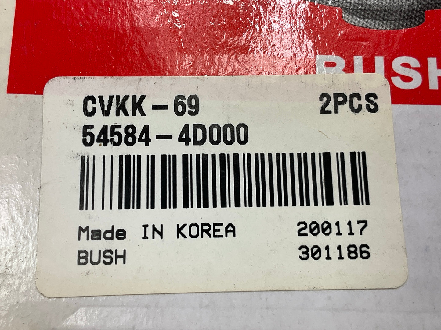 CTR CVKK69 Front Lower Control Arm Bushing For 2006-2014 Kia Sedona