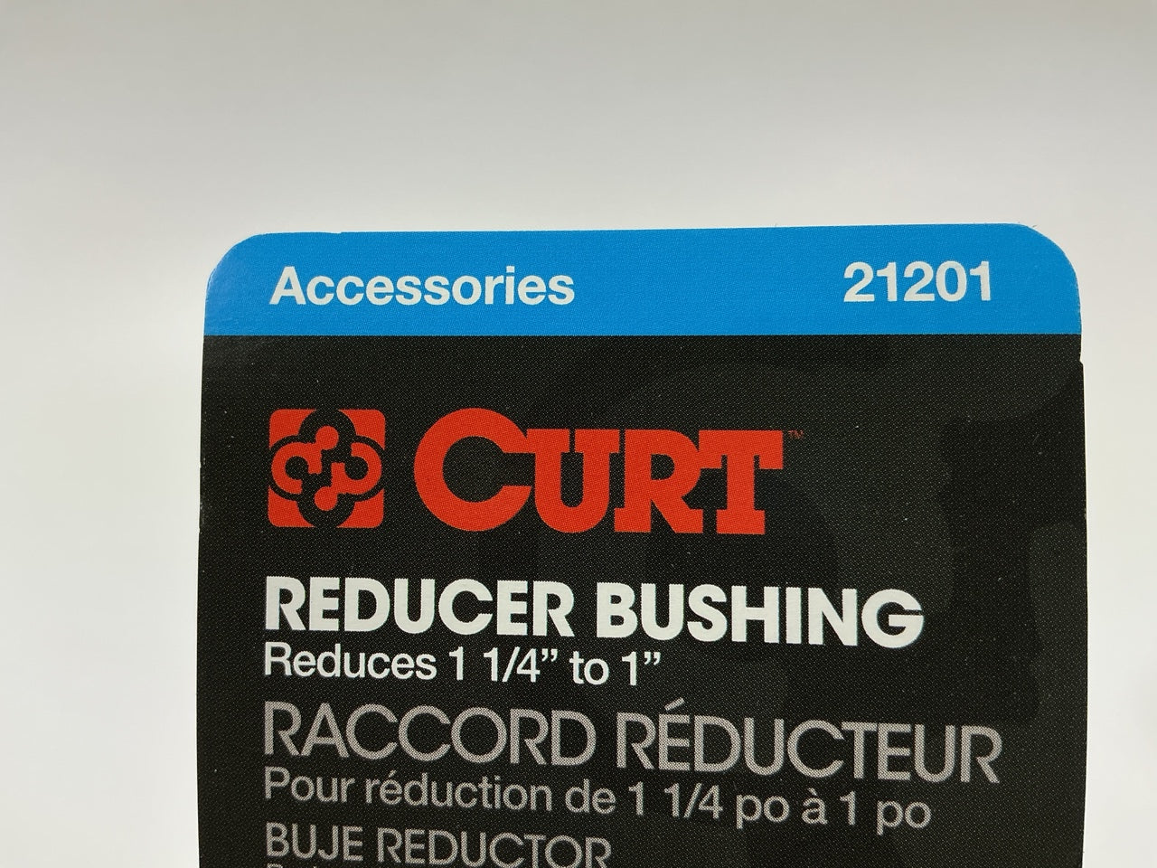 Curt 21201 Trailer Ball Reducer Bushing (From 1-1/4'' To 1'' Stem, Packaged)
