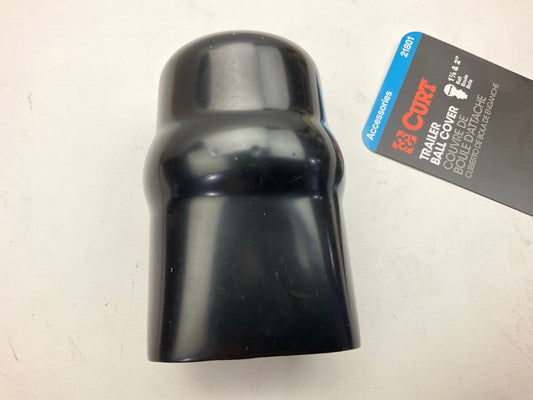 Curt 21801 Trailer Ball Cover (for 1-7/8'' Or 2'' Balls, Black Rubber)