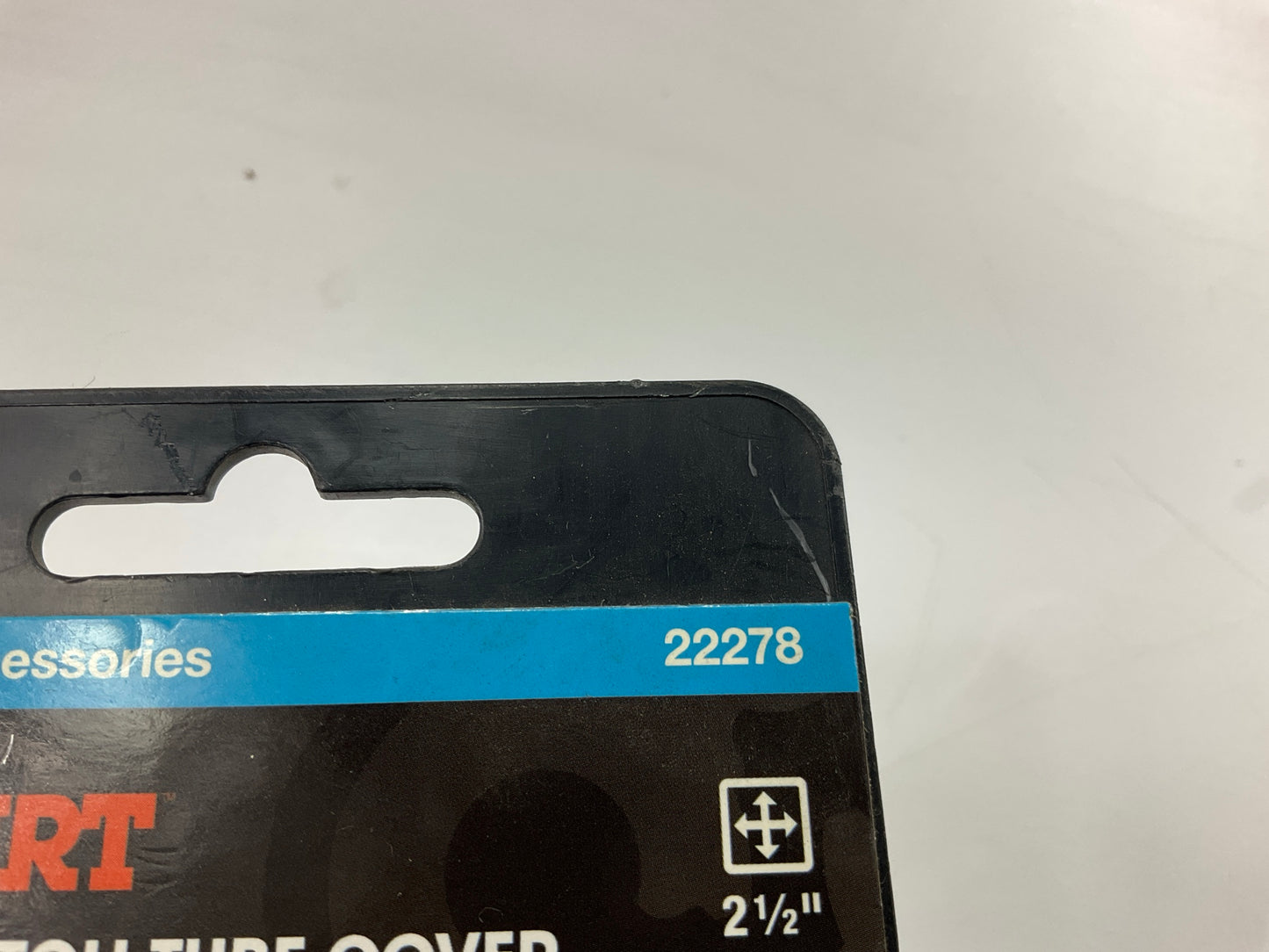CURT 22278 Trailer Hitch Receiver Tube Rubber Cover Plug - 2.5'' (2-1/2'' Square)