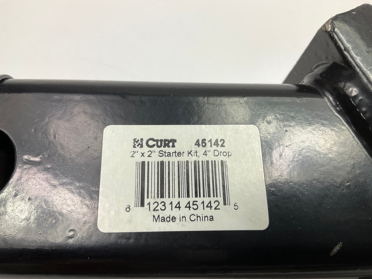 Curt 45142 Trailer Hitch Ball Mount With 2'' Ball (7,500 Lbs, 4'' Drop)