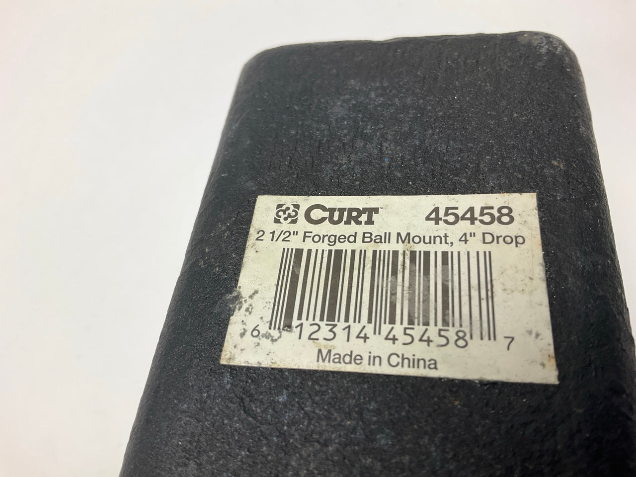 COSMETIC DAMAGE Curt 45458 Forged Trailer Hitch Ball Mount 4'' Drop 2.5 Receivers