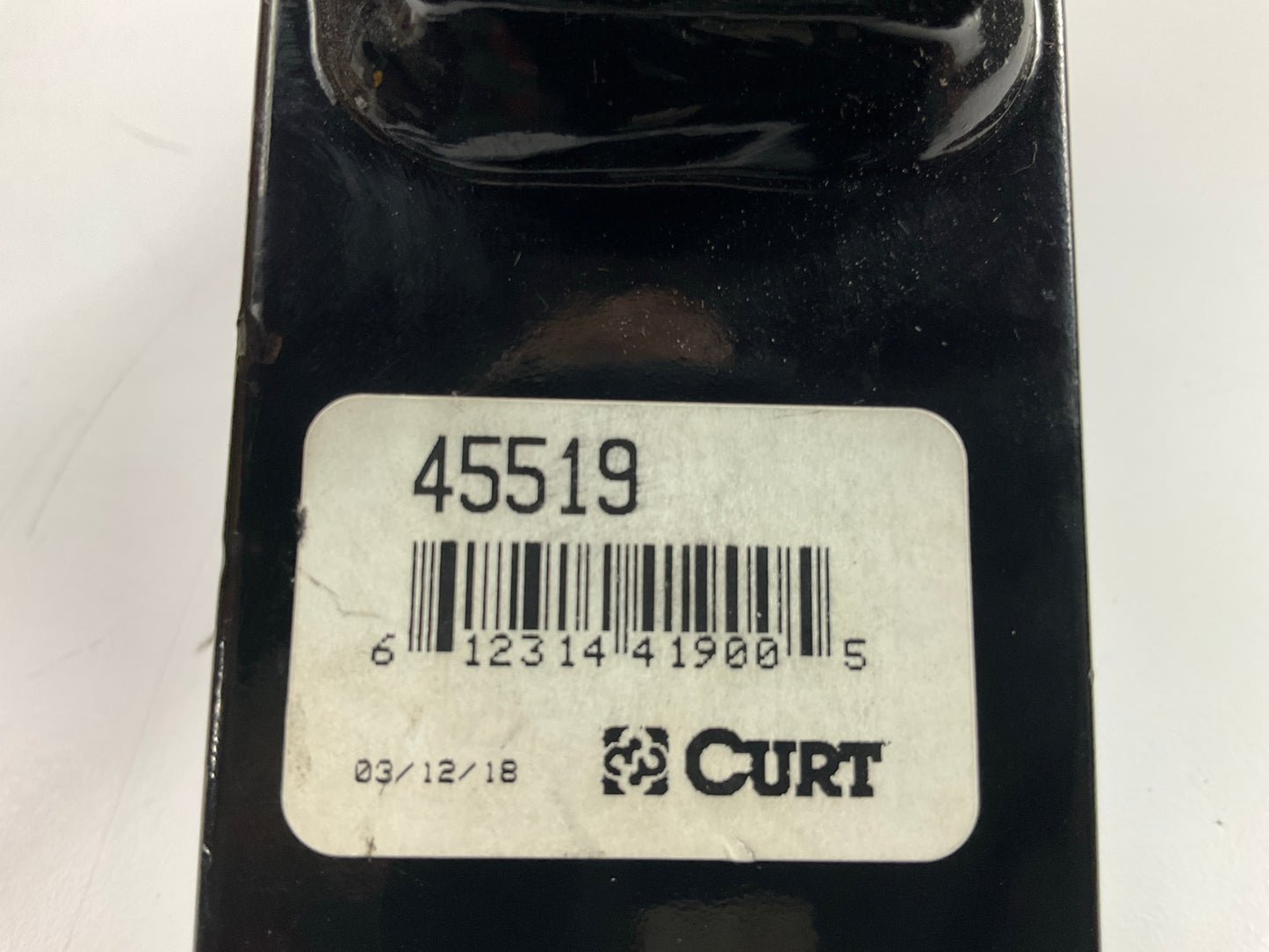 CURT 45519 Class 2 Trailer Hitch Ball Mount Black 1-1/4-Inch Receiver