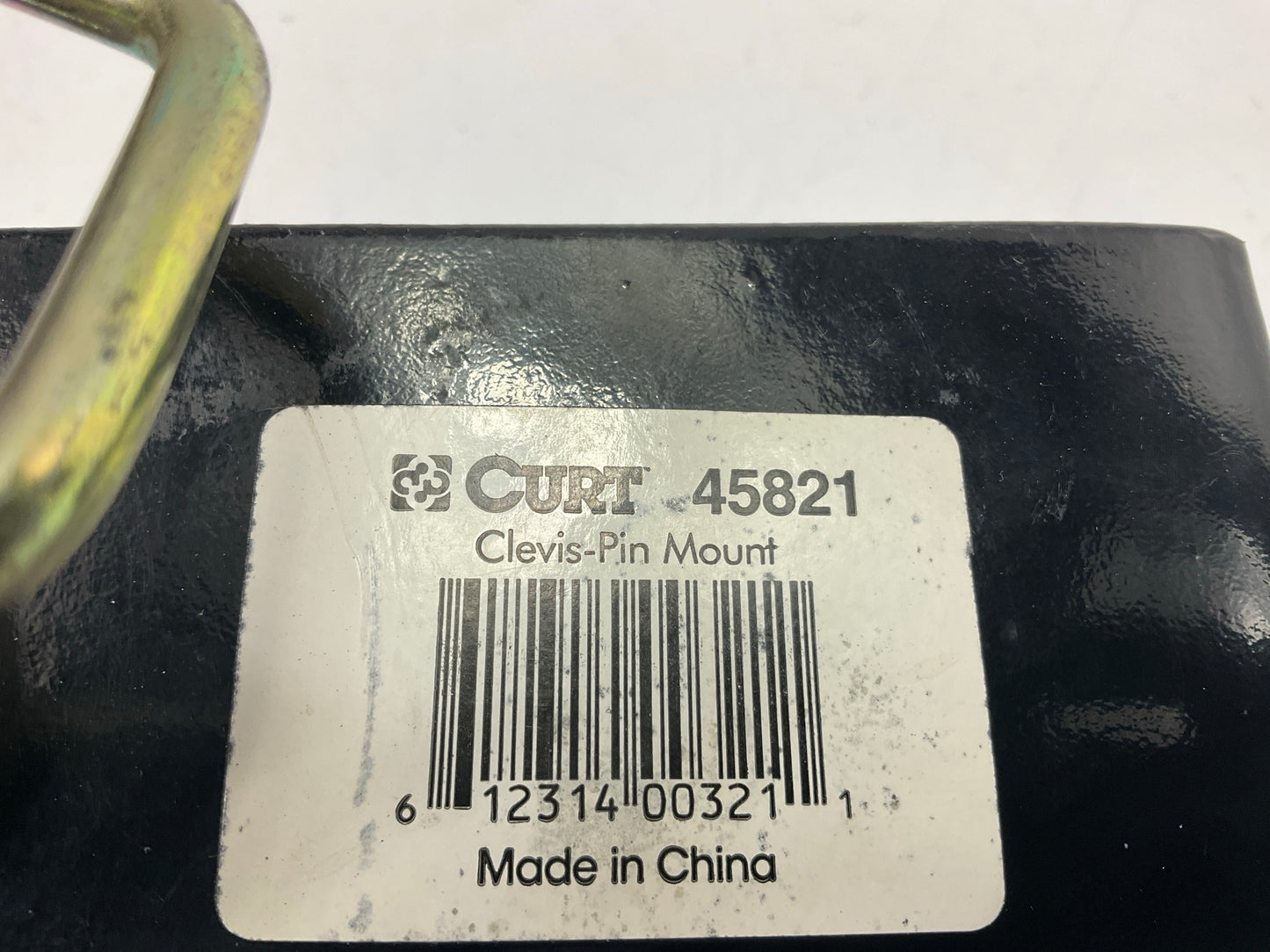CURT 45821 Clevis Pin Hitch Ball Mount, For 2-Inch Receiver, 6,000 Lbs, 1-Inch