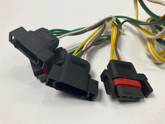 Curt 55323 4-Flat Trailer Wiring Harness Connector Kit For 2004-10 Dodge Dakota