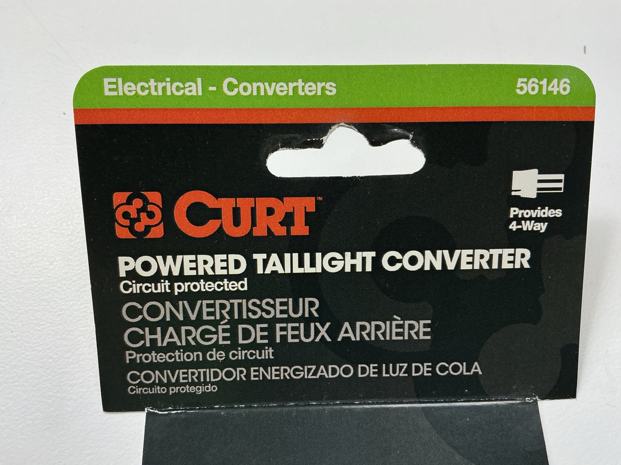 Curt 56146 Powered Taillight Electrical Converter Trailer Lighting Kit
