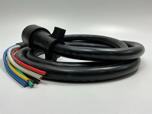 CURT 56621 Replacement 7-Pin RV Blade 7-Way Trailer Wiring Harness Plug