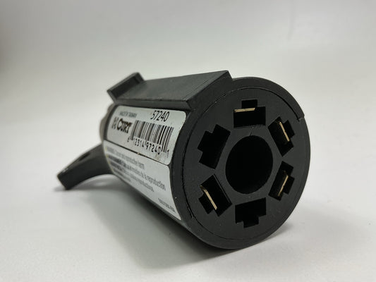 Curt 57240 Electrical Adapter (7-Way RV Blade Vehicle To 4-Way Flat Trailer)
